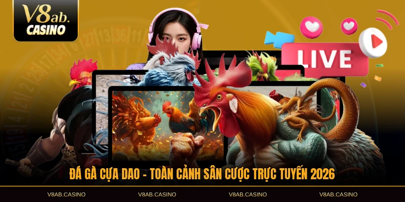 đá gà cựa dao toàn cảnh sân cược trực tuyến 2026