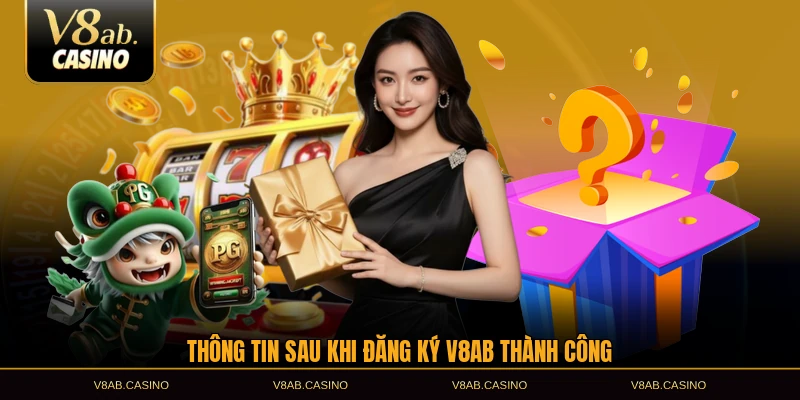 Thông tin sau khi đăng ký V8AB thành công
