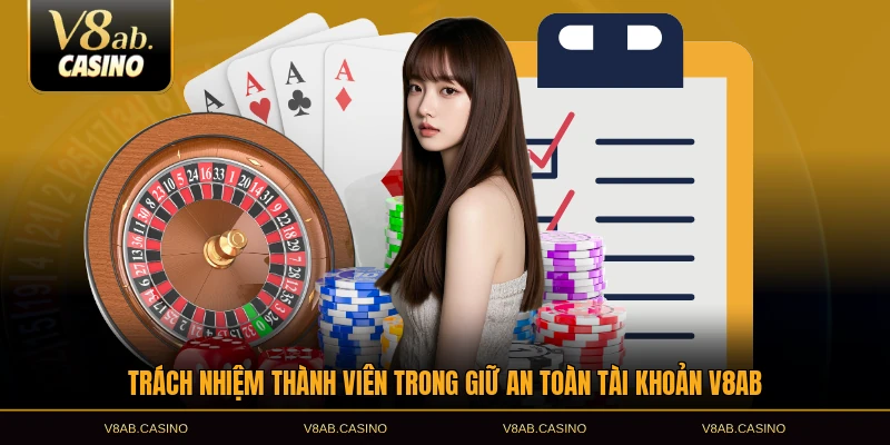 Trách nhiệm thành viên trong giữ an toàn tài khoản V8AB